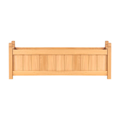 Greenfingers Garden Bed Raised Wooden Planter Outdoor Box Vegetables 90x30x33cm Tristar Online