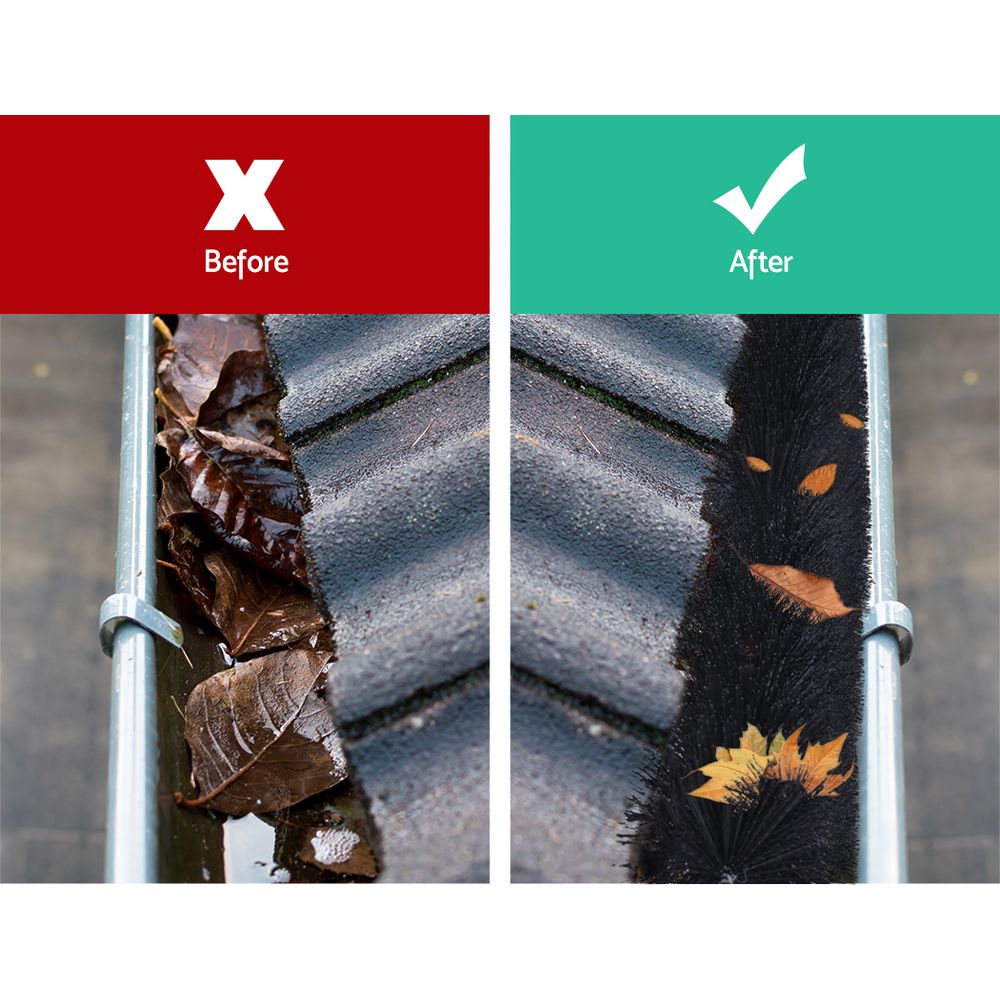 Gardeon Gutter Guard Brush 16M 92X10cm 18PCS Tristar Online