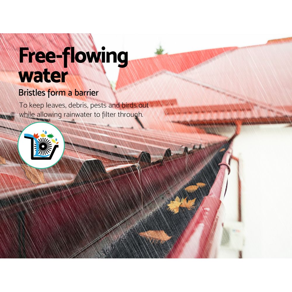 Gardeon Gutter Guard Brush 16M 92X10cm 18PCS Tristar Online