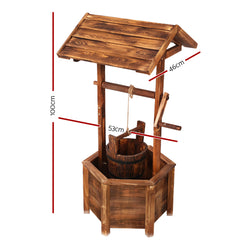 Gardeon Wooden Wishing Well Tristar Online