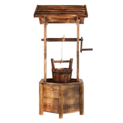 Gardeon Wooden Wishing Well Tristar Online