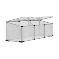 Greenfingers Greenhouse 180x50x50CM Cold Frame Plant Grow Aluminium Polycarbonate Green House Tristar Online