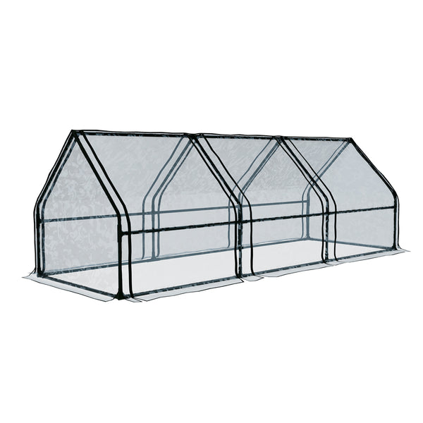Greenfingers Greenhouse 2.7x0.9x0.9M Mini Green House Raised Garden Bed Planter Box Tristar Online
