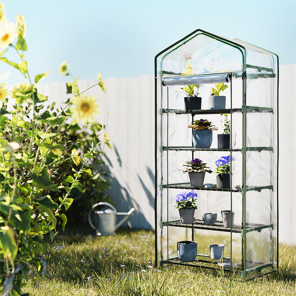 Greenfingers Mini Greenhouse Garden Shed Green House Tunnel Plant Storage Flower 189cm Tristar Online