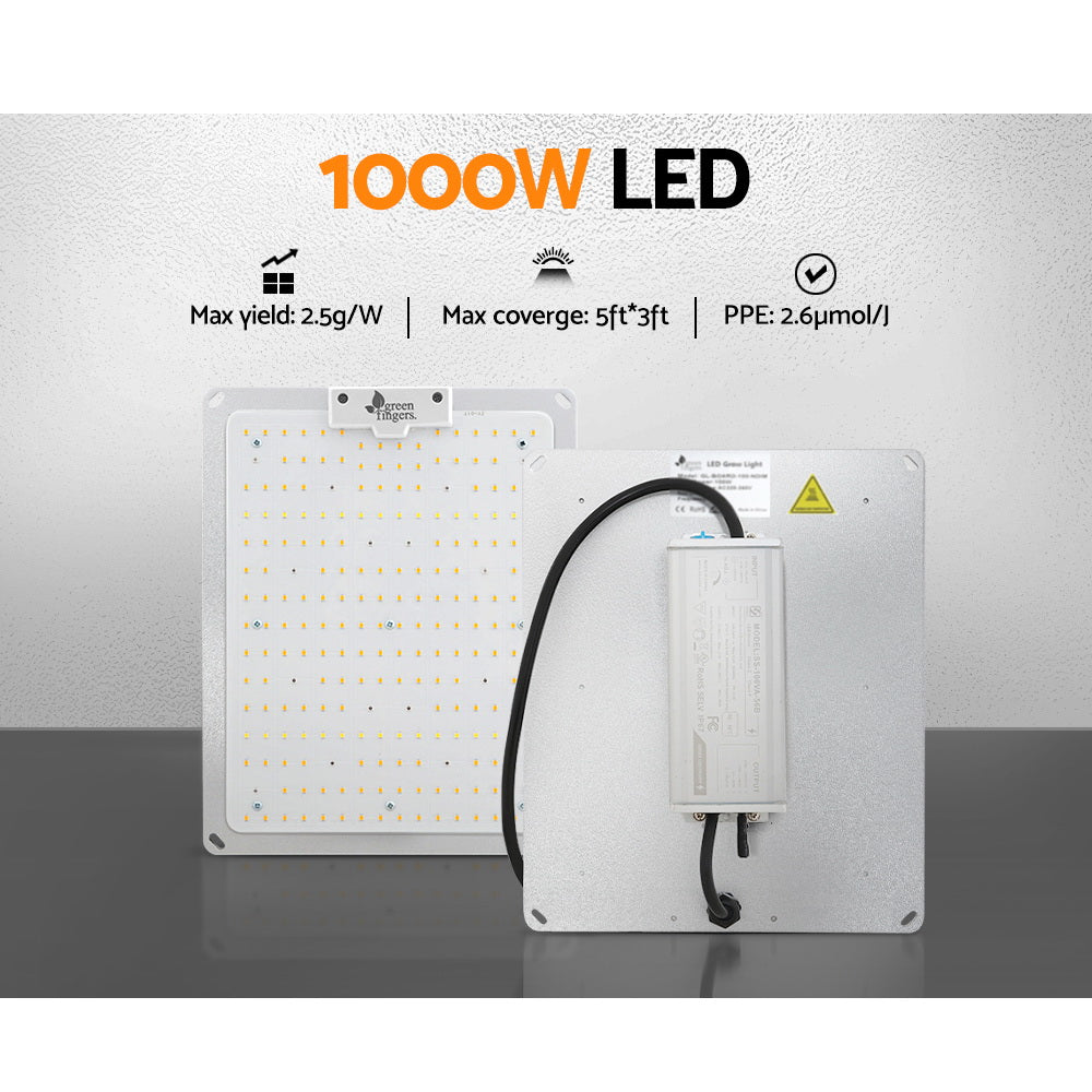 Greenfingers Max 1000W LED Grow Light Full Spectrum Indoor Veg Flower All Stage Tristar Online