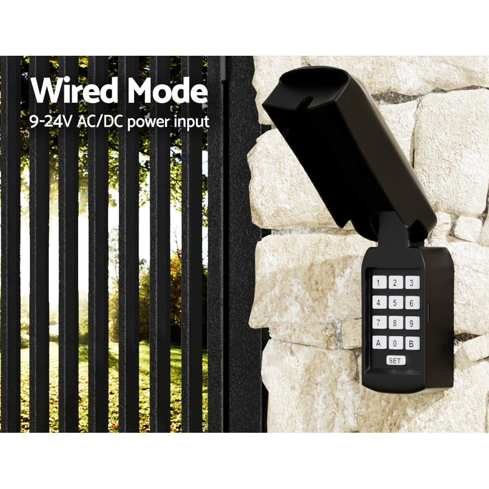 Lockmaster Universal Wireless Wired Keypad Security Control For Gate Opener Tristar Online