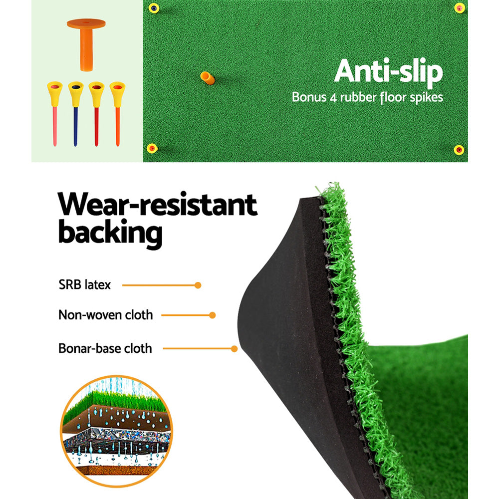 Everfit Golf Hitting Mat Portable Driving Range Practice Training Aid 60x30cm Tristar Online