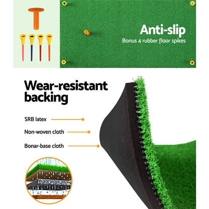 Everfit Golf Hitting Mat Portable Driving Range Practice Training Aid 60x30cm Tristar Online