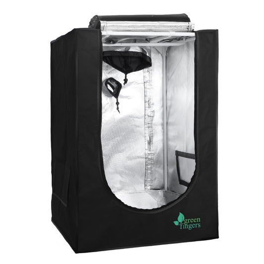 Greenfingers Hydroponics Grow Tent Kits Hydroponic Grow System Black 60X60X90CM 600D Oxford Tristar Online