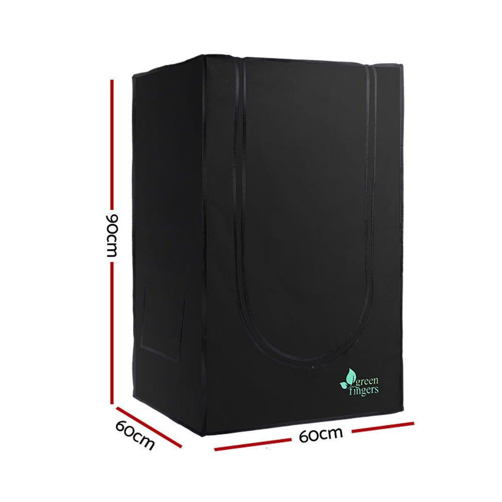 Greenfingers Hydroponics Grow Tent Kits Hydroponic Grow System Black 60X60X90CM 600D Oxford Tristar Online