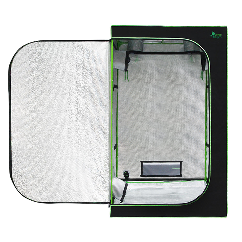 Greenfingers Grow Tent Kits 1680D Oxford 0.9MX0.9MX1.8M Hydroponics Grow System Tristar Online