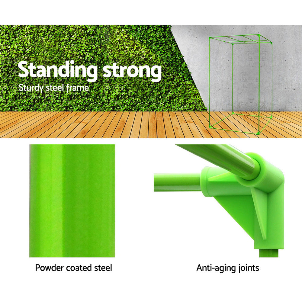 Greenfingers Grow Tent Kits 1680D Oxford 0.9MX0.9MX1.8M Hydroponics Grow System Tristar Online