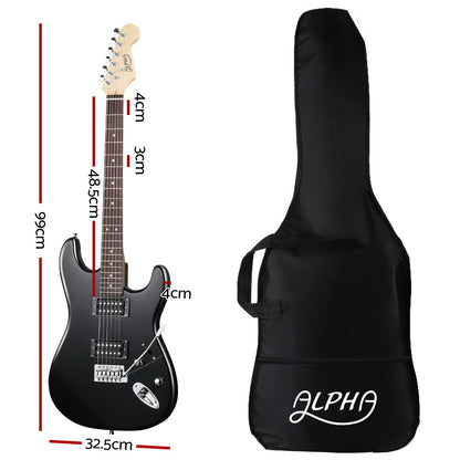 Alpha 41 Inch Electirc Guitar Humbucker Pickup Switch Full Size Skull Pattern Tristar Online