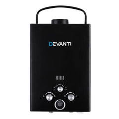 Devanti Outdoor Portable Gas Water Heater 8LPM Camping Shower Black Tristar Online