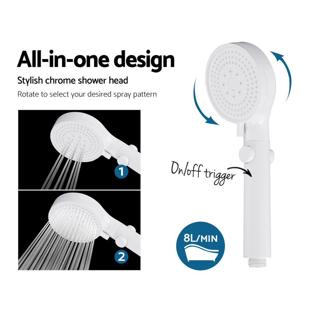 Devanti Outdoor Gas Hot Water Heater Portable Camping Shower 12V Pump Black Tristar Online