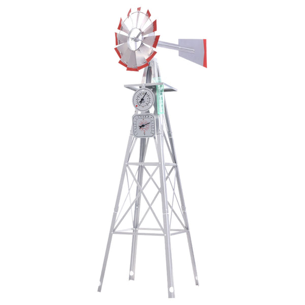 Garden Windmill 4FT 146cm Metal Ornaments Outdoor Decor Ornamental Wind Will Tristar Online