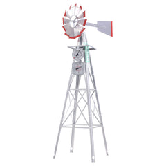 Garden Windmill 4FT 146cm Metal Ornaments Outdoor Decor Ornamental Wind Will Tristar Online