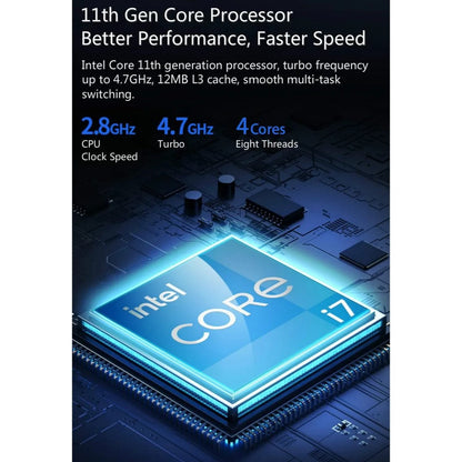 Trion Infinity 700 15.6" 11th Gen Laptop i7-1165G7 Intel Iris Xe Graphics Windows 10 Pro - Gray Refurbished (Grade-B) Trion