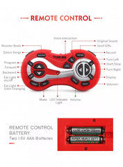 JJRC Cady Wile 2.4G Intelligent Remote Control Robot Advisor RC Toy Coin Bank Gift for Kids Tristar