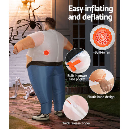 Inflatable Costume Halloween Adult Suit Party Cosplay Samson Blow up Tristar Online