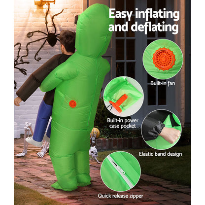 Inflatable Costume Halloween Adult Suit Alien Party Fancy Dress Cosplay Scary Blow up Tristar Online