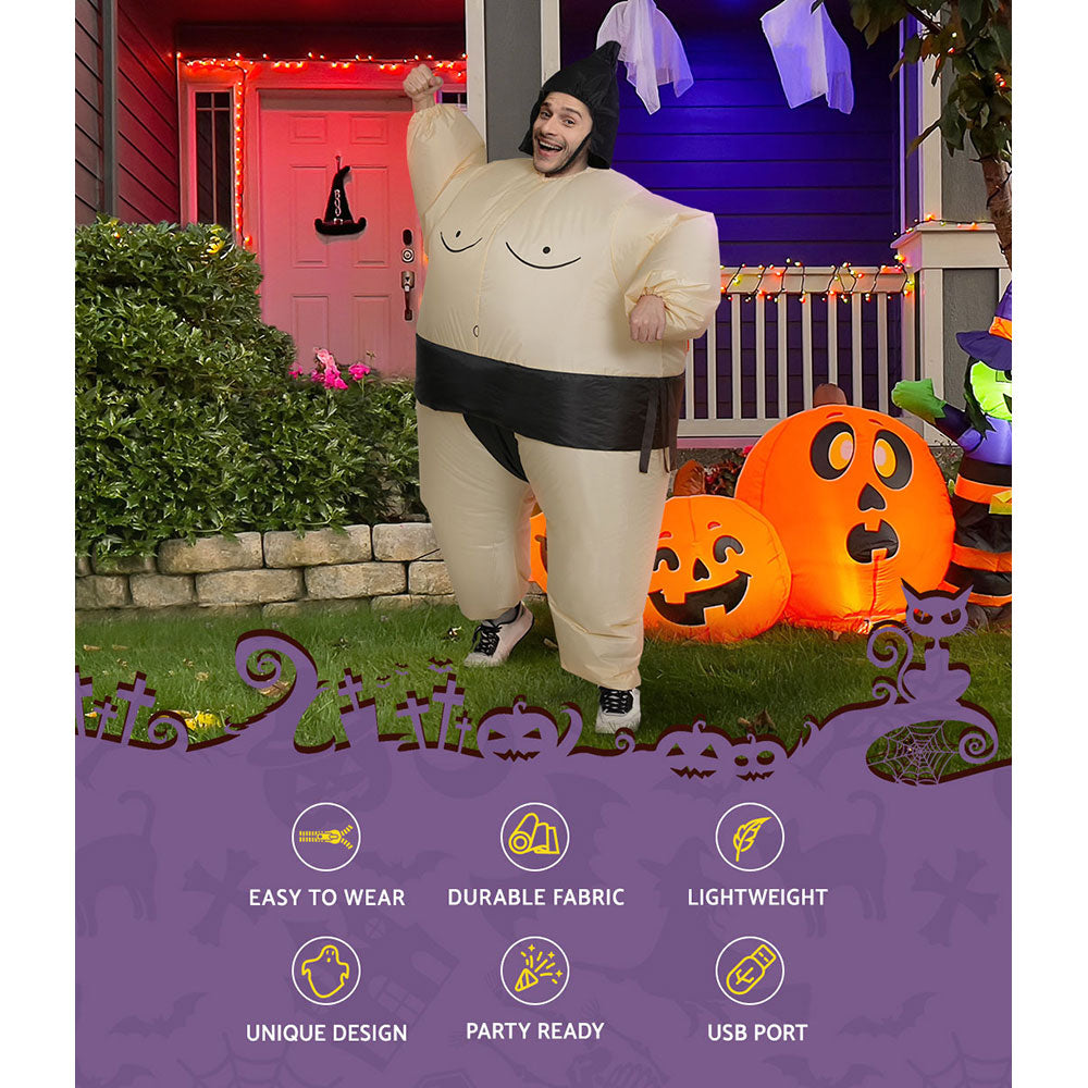 Inflatable Costume Halloween Adult Suit Party Cosplay Sumo Blow up Tristar Online