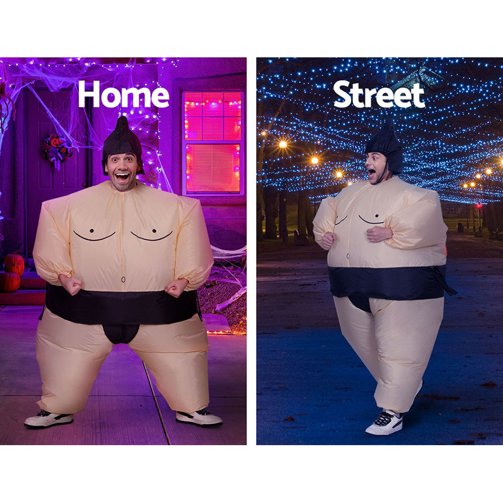 Inflatable Costume Halloween Adult Suit Party Cosplay Sumo Blow up Tristar Online
