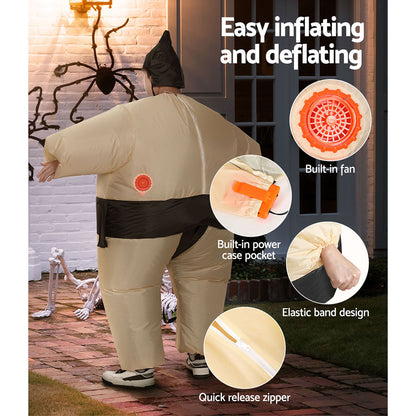 Inflatable Costume Halloween Adult Suit Party Cosplay Sumo Blow up Tristar Online
