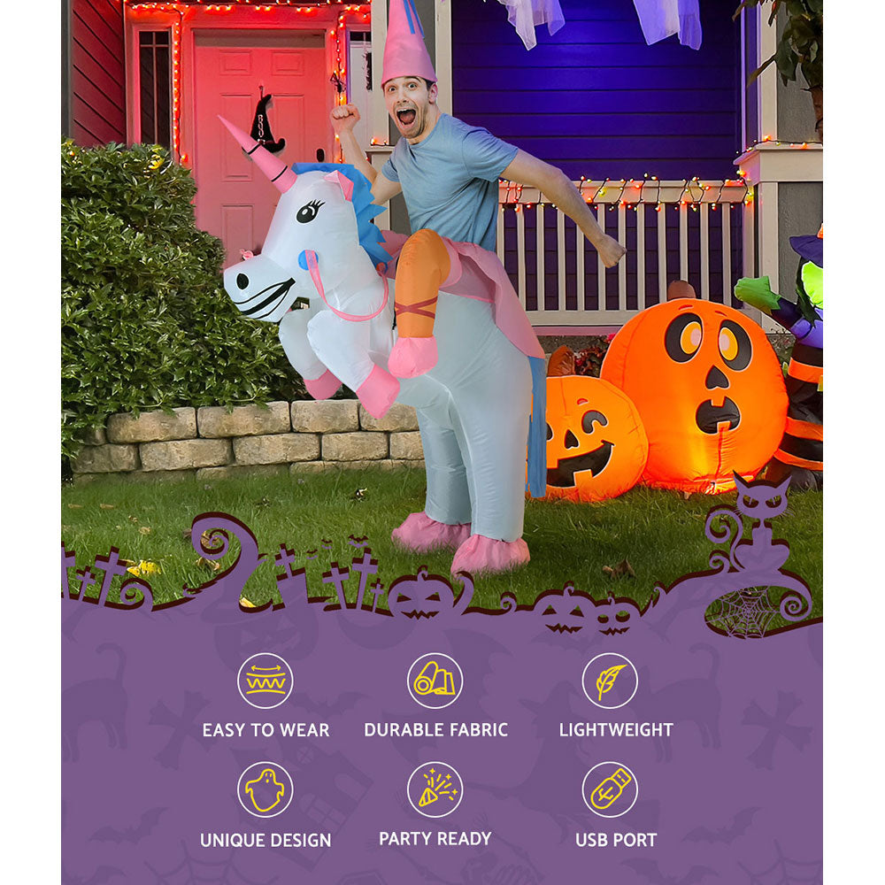 Inflatable Costume Halloween Adult Suit Party Cosplay Unicorn Blow up Tristar Online