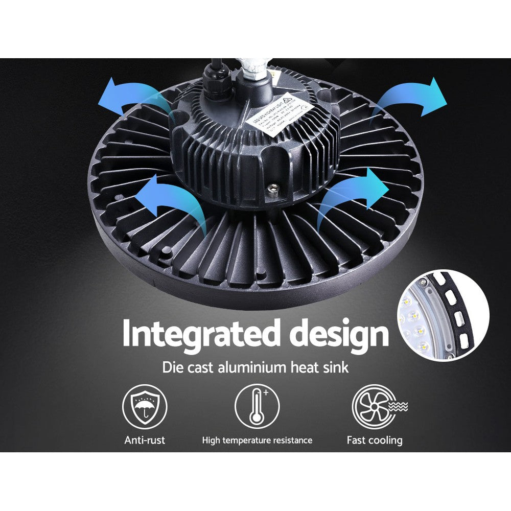 Leier LED High Bay Lights Light 100W Industrial Workshop Warehouse Gym Tristar Online