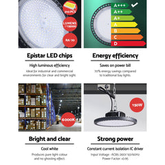 Leier LED High Bay Lights Light 150W Industrial Workshop Warehouse Gym BK Tristar Online