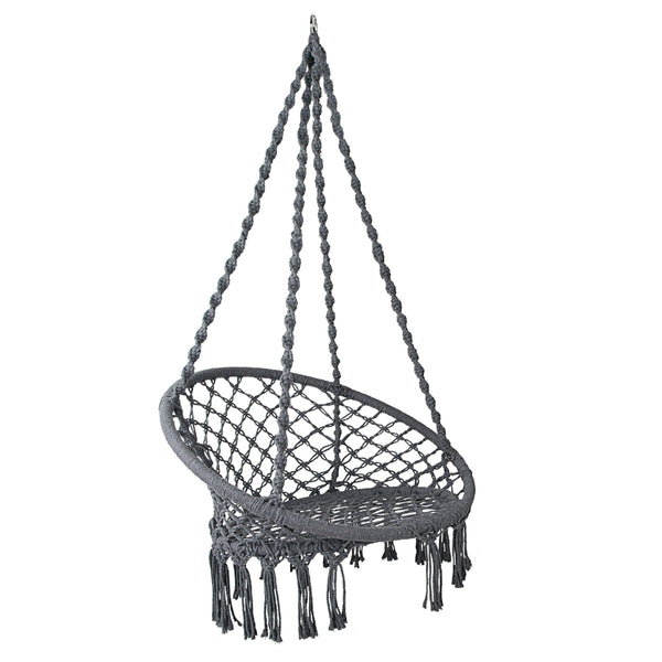 Gardeon Hammock Swing Chair - Grey Tristar Online