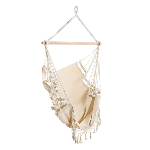 Gardeon Hammock Swing Chair - Cream Tristar Online