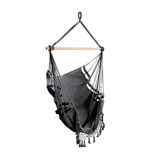 Gardeon Hammock Swing Chair - Grey Tristar Online