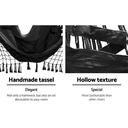 Gardeon Hammock Swing Chair - Grey Tristar Online