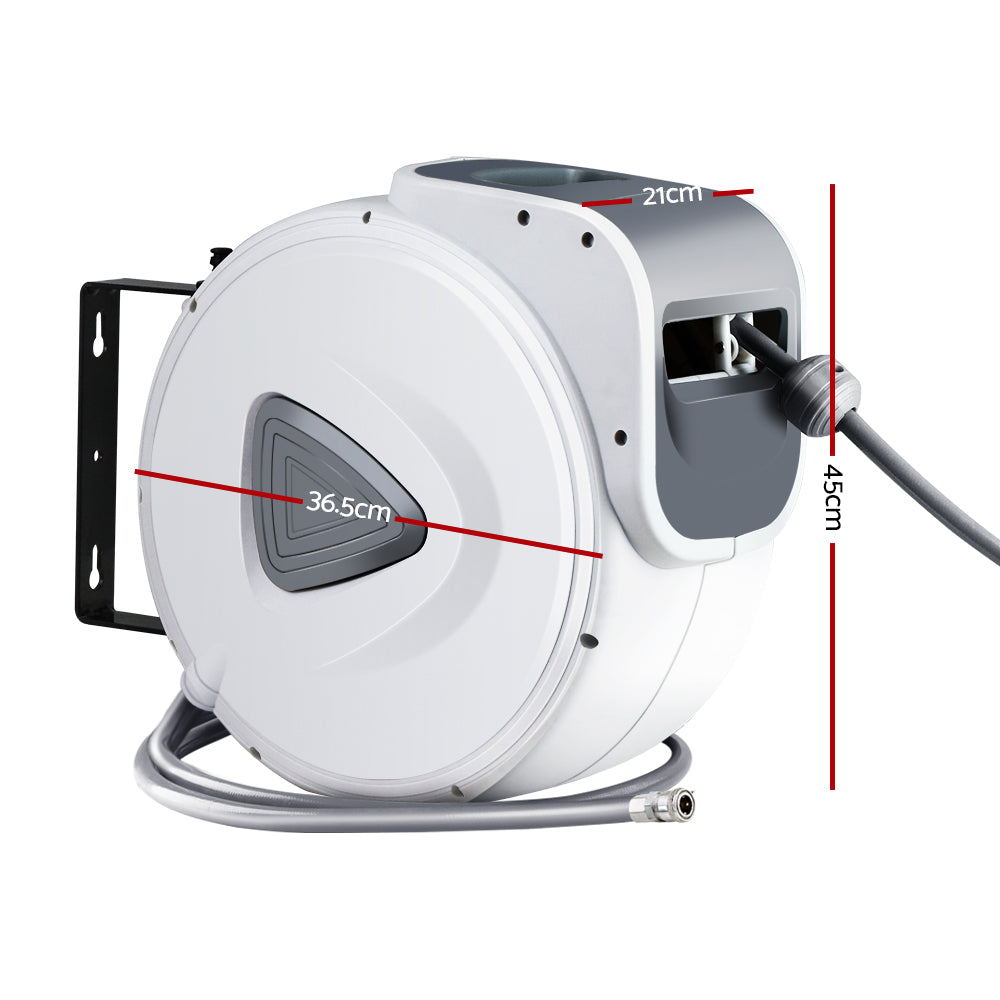 Giantz Air Hose Reel 10m Retractable Rewind Swivel Wall Mount Compressor Garage Tristar Online