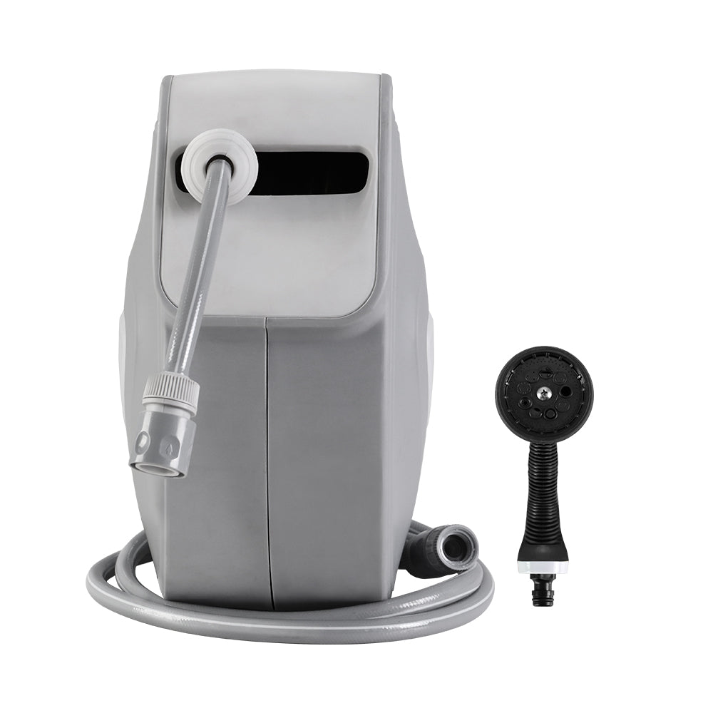 Water Hose Reel 10M Retractable Auto Rewind Garden Spray Gun Tristar Online