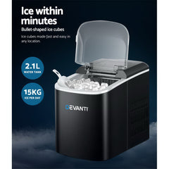 2.1L Ice Maker Machine Commercial Portable Ice Makers Cube Tray Countertop Bar Tristar Online