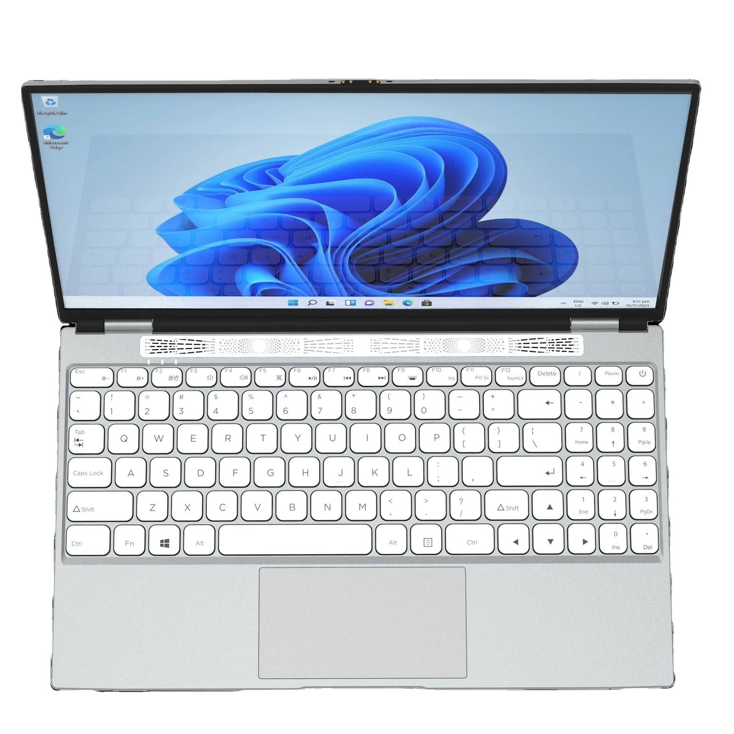 Trion Horizon 15.6" Laptop 11th Gen Intel Celeron-N5105 16GB 512GB SSD Windows 10 - Silver Trion