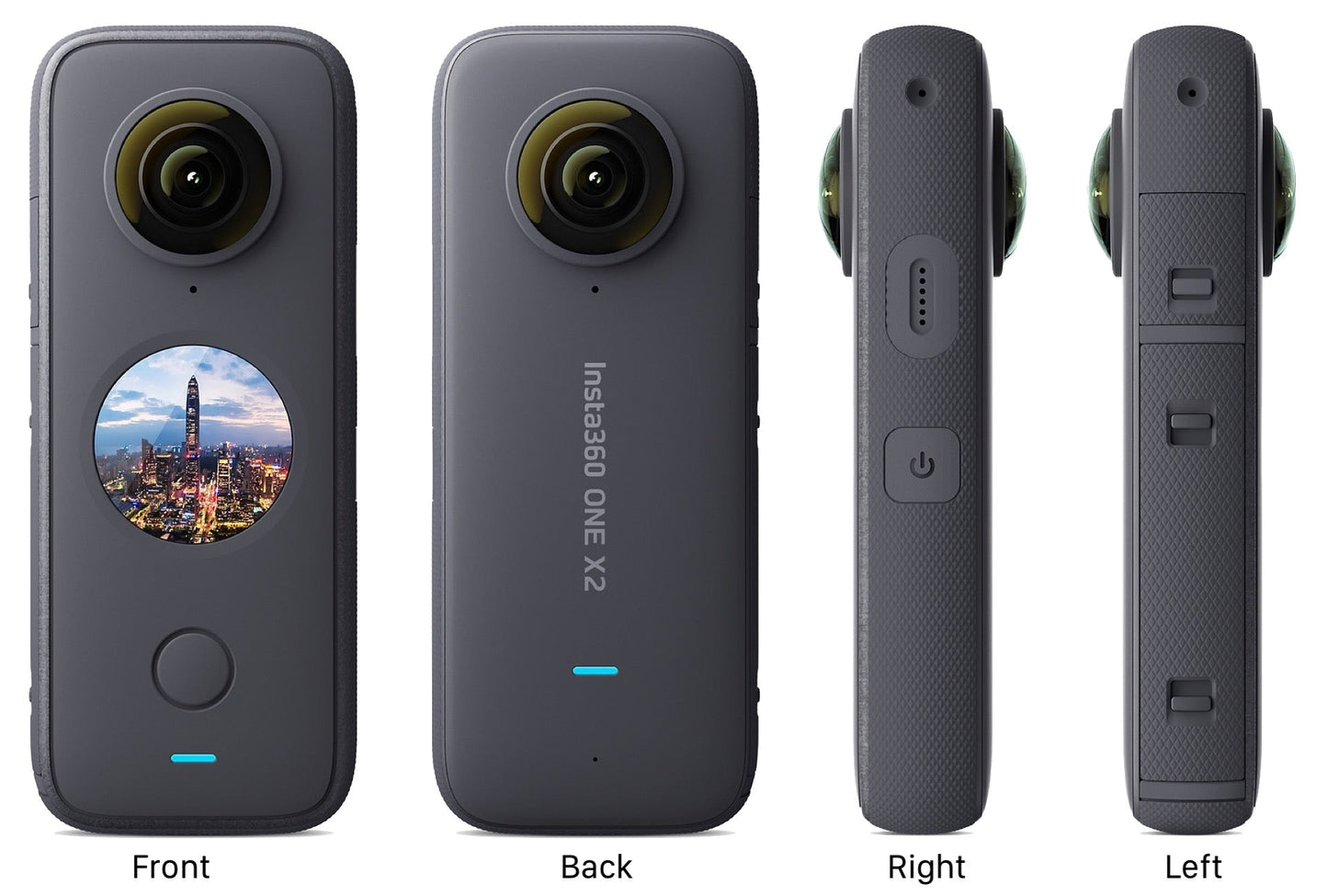 Insta360 ONE X2 360 Degree Waterproof Action Camera, Touch Screen, AI Editing, Live Streaming, Webcam (Copy) Insta360