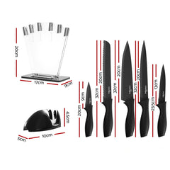 5-Star Chef 7PCS Kitchen Knife Set Stainless Steel Non-stick with Sharpener Tristar Online