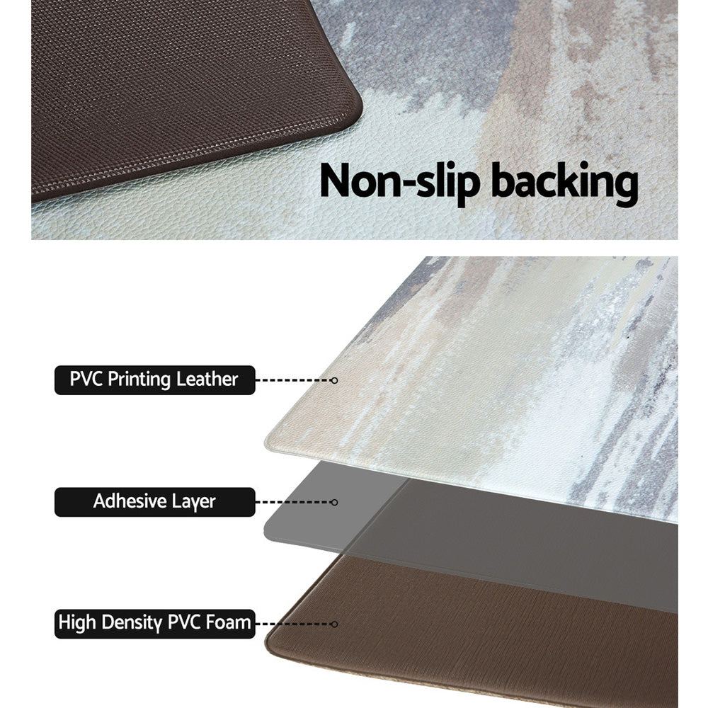 Artiss Kitchen Mat Non-slip 45 x 75 PVC Anti Fatigue Floor Rug Home Carpet Lydia Tristar Online