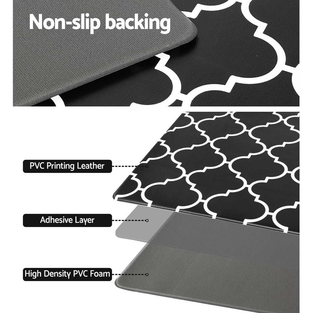 Artiss Kitchen Mat Non-slip 45 x 180 PVC Anti Fatigue Floor Rug Home Carpet Gina Tristar Online