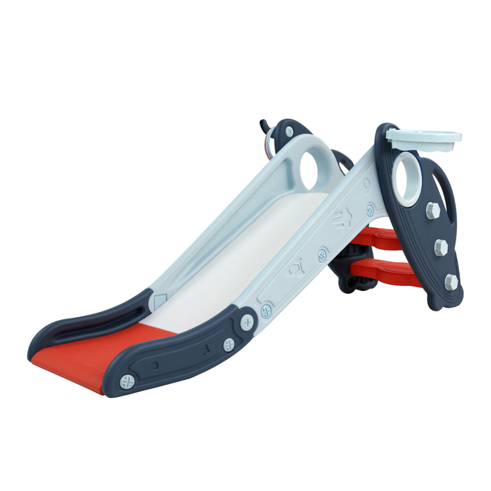 Keezi Kids Slide Set Outdoor Playground Basketball Hoop Ring Toddler Play Activity Indoor Tristar Online