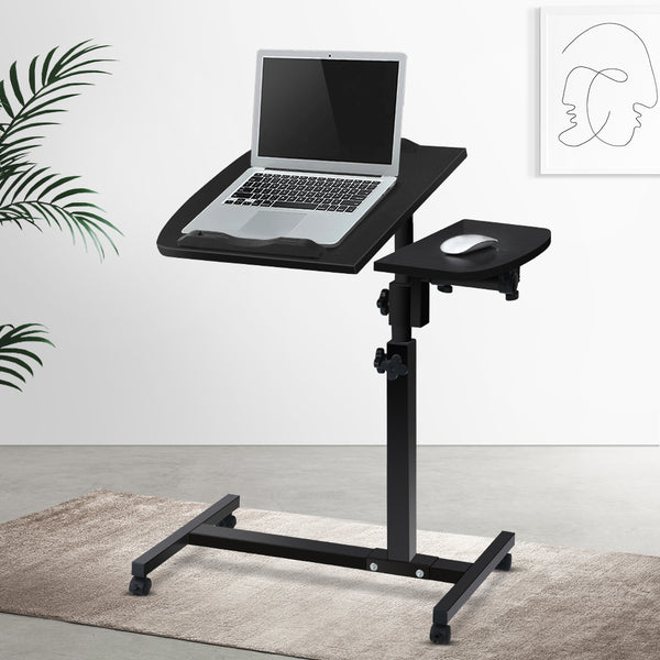 Artiss Laptop Table Desk Adjustable Stand - Black Tristar Online