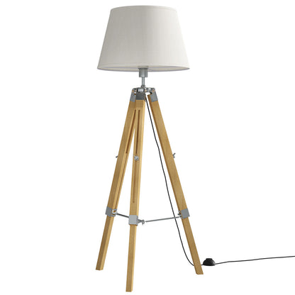 Artiss Floor Lamp Shelf Modern LED Storage Tripod Shelves Stand Room Light Tristar Online