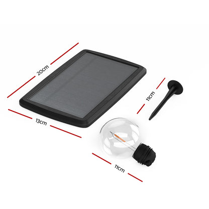 Jingle Jollys Solar Festoon Lights 17m LED String Lights Outdoor Xmas Festival Tristar Online