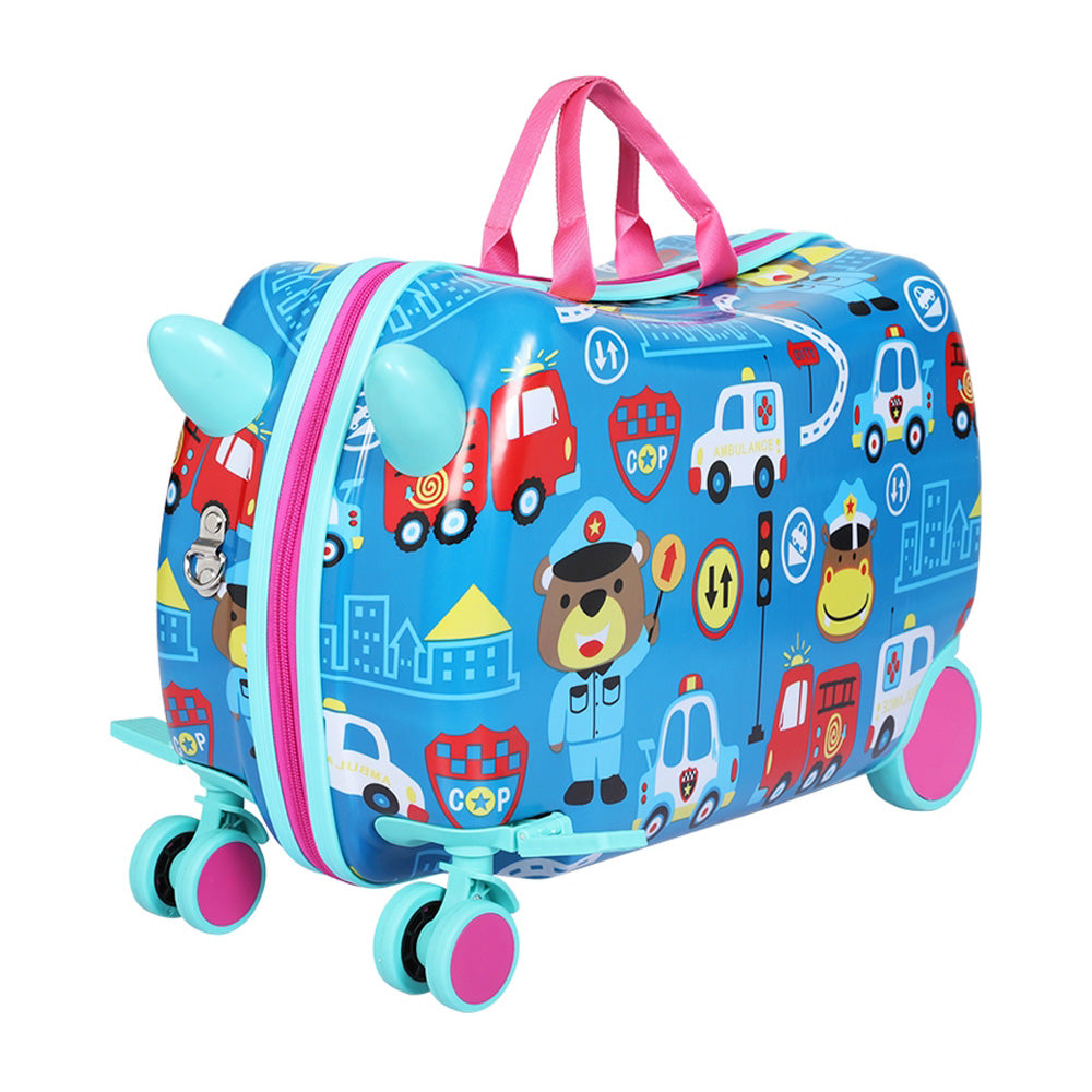 Wanderlite 17" Kids Ride On Luggage Children Suitcase Trolley Travel Car Tristar Online