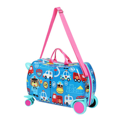 Wanderlite 17" Kids Ride On Luggage Children Suitcase Trolley Travel Car Tristar Online