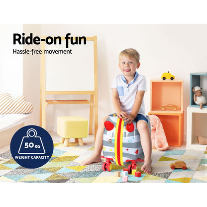 Wanderlite 17" Kids Ride On Luggage Children Suitcase Trolley Travel Octopus Tristar Online